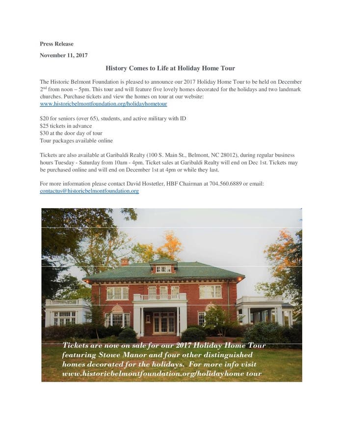 Historic Belmont Foundation