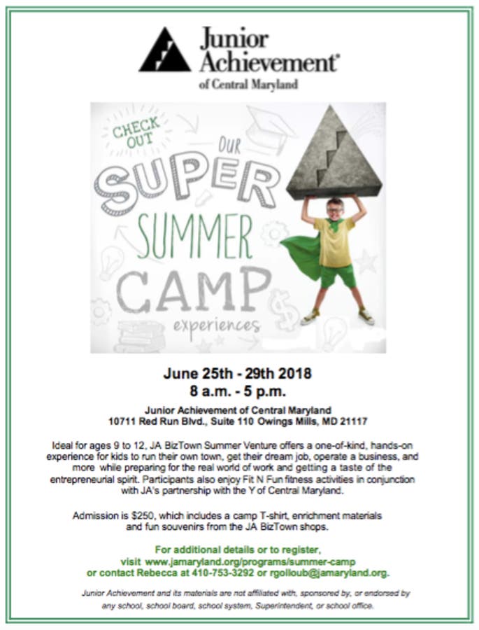 JA BizTown Summer Venture