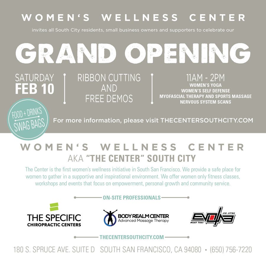 Grand Opening of Women's Wellness Center South San Francisco