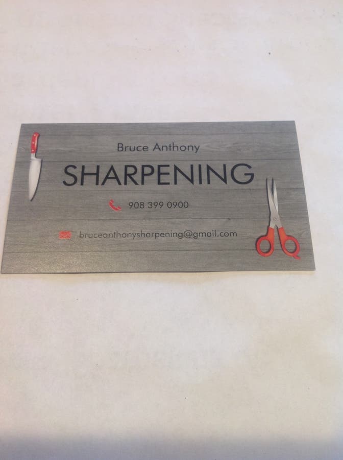 Bruce Anthony Sharpening