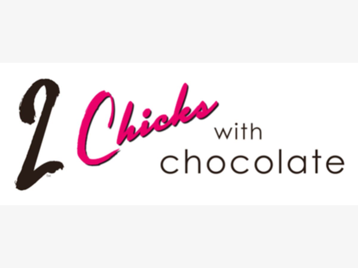 2 chicks with chocolate