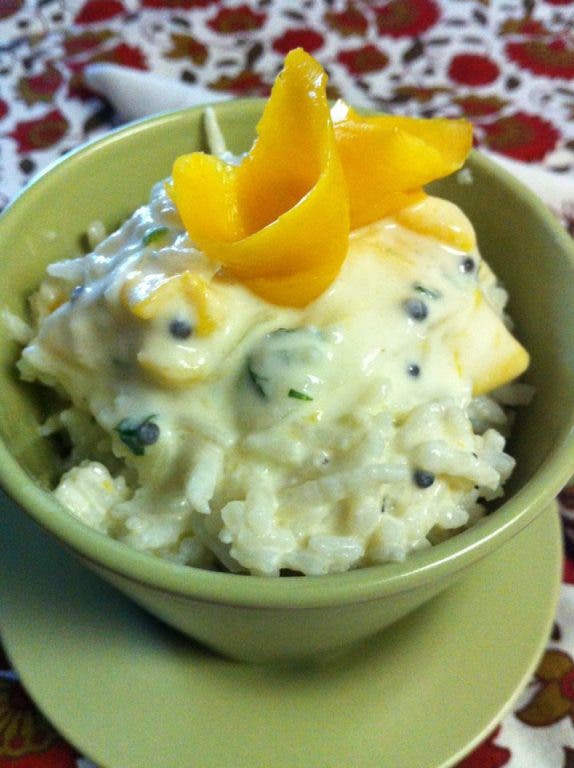 Cold Mango Rice Beat The Heat: Cold Curd Rice with Mango | Roswell, GA Patch