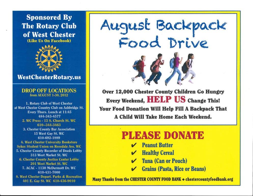Borough Collecting Food for Food Bank | West Chester, PA Patch