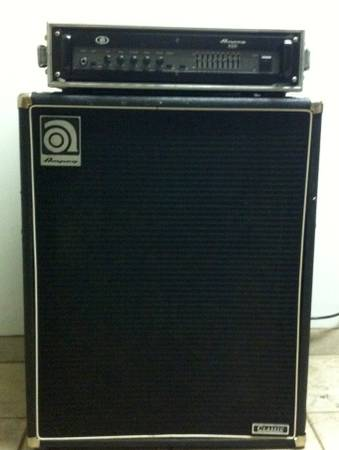 Ampeg Bass Head and Cabinet
