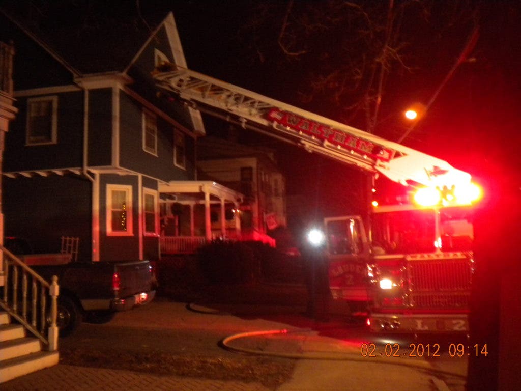 No Injuries At Waltham House Fire Last Night | Waltham, MA Patch
