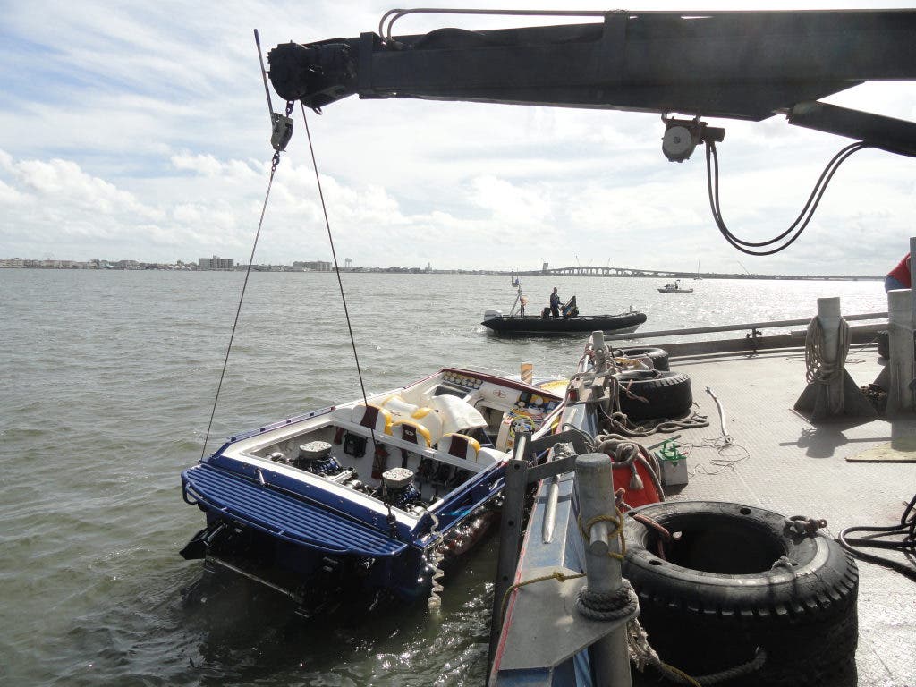 cigarette boat accident Three Sent to Hospital After Cigarette Boat Rolls and Capsizes