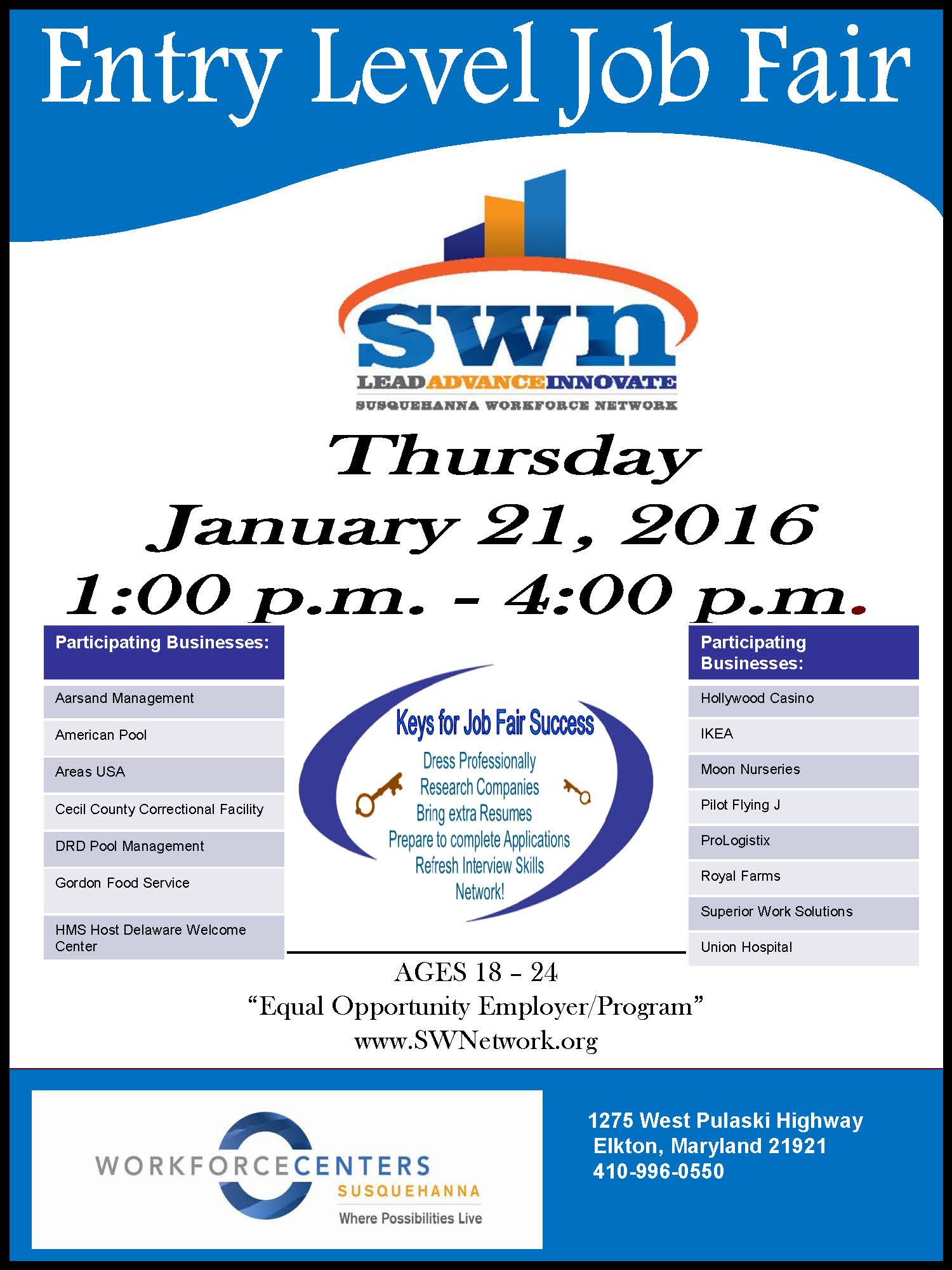 ENTRY LEVEL JOB FAIR - ABERDEEN | Havre de Grace, MD Patch
