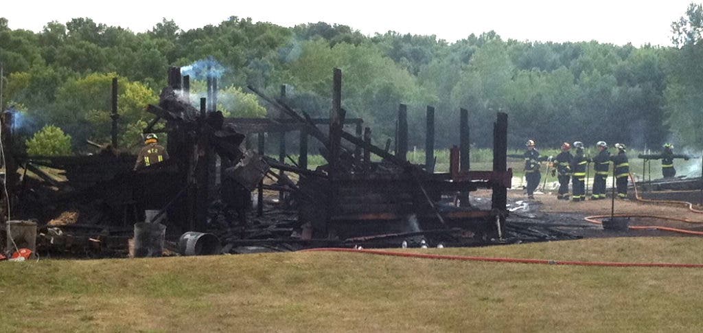 Saukville Barn Destroyed in Morning Fire | Port Washington, WI Patch