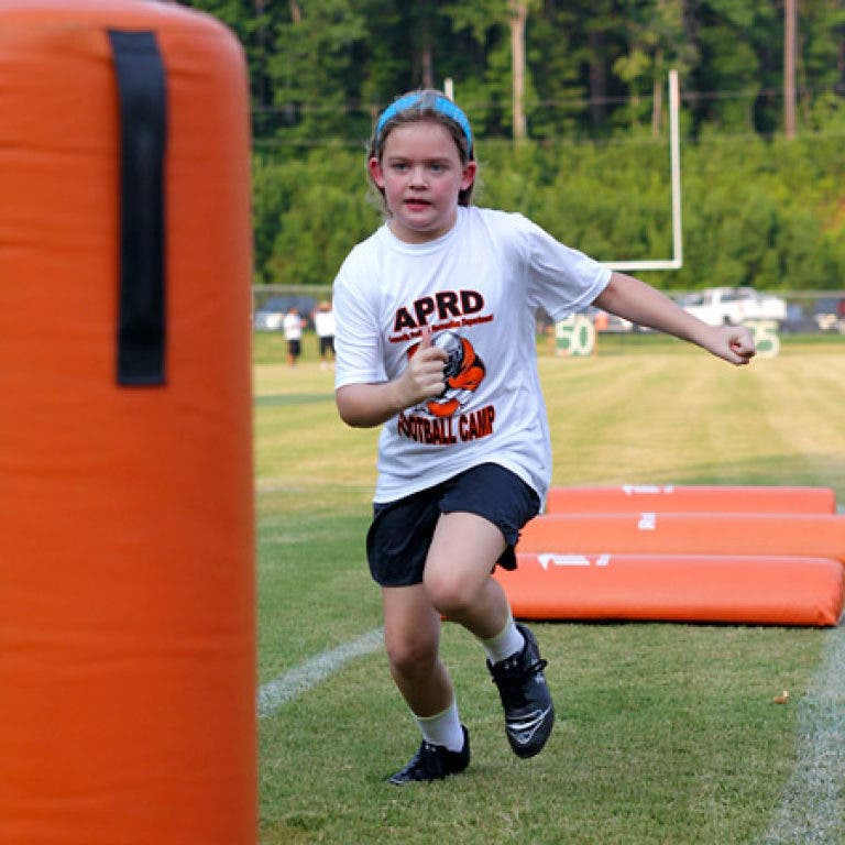 Acworth Kids Practice Football in Heat Acworth, GA Patch