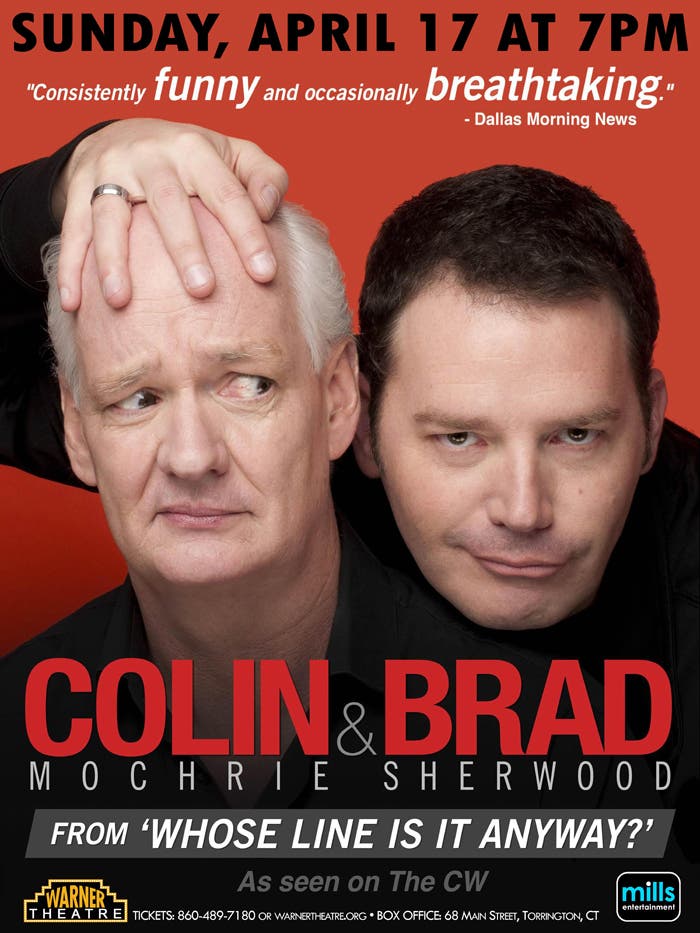 Colin Mochrie Colin & Brad Two Man Group