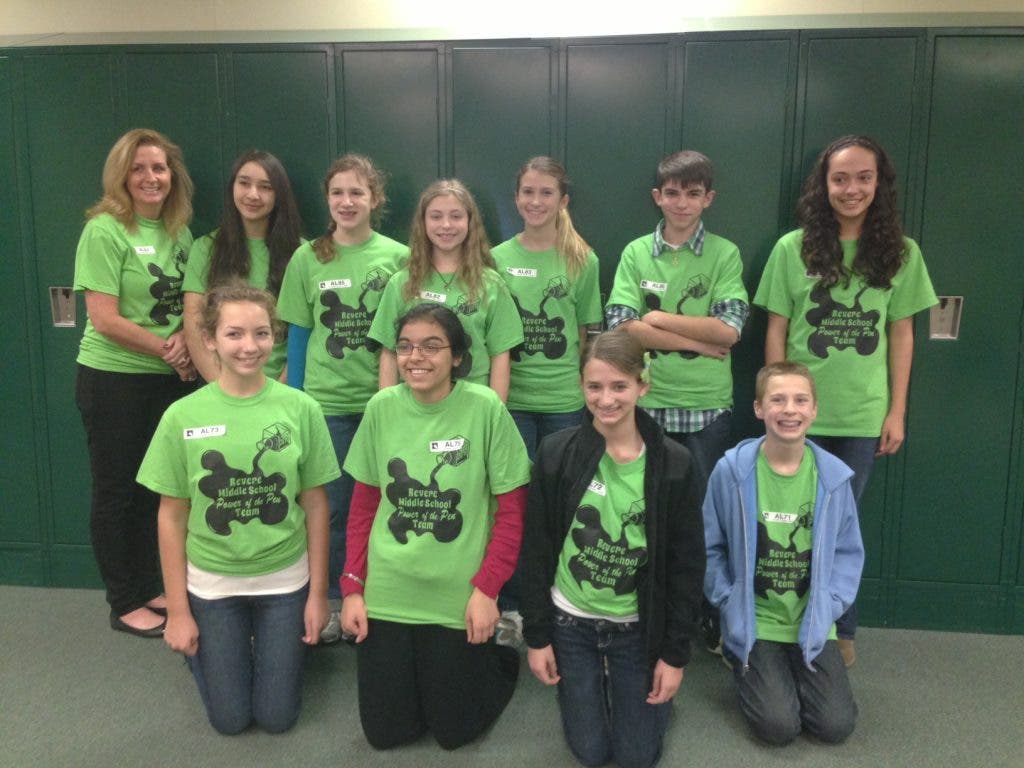 Revere Middle School Gets 3rd in Power of the Pen District Competition