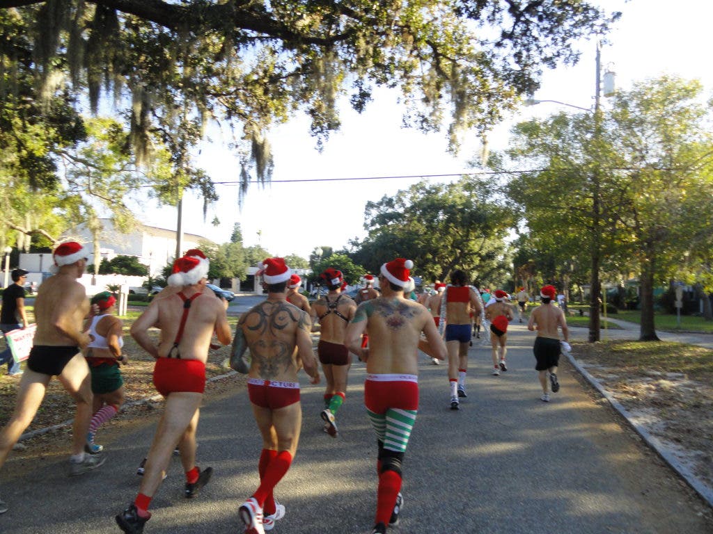 Speedo Run The All-Too-Brief Santa Speedo Run | Gulfport, FL Patch