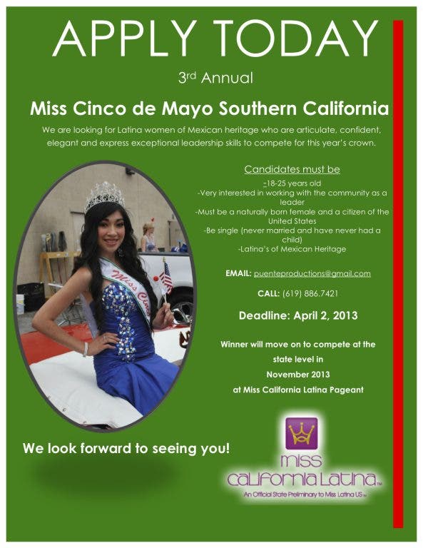 Miss Cinco de Mayo Southern California South GateLynwood, CA Patch