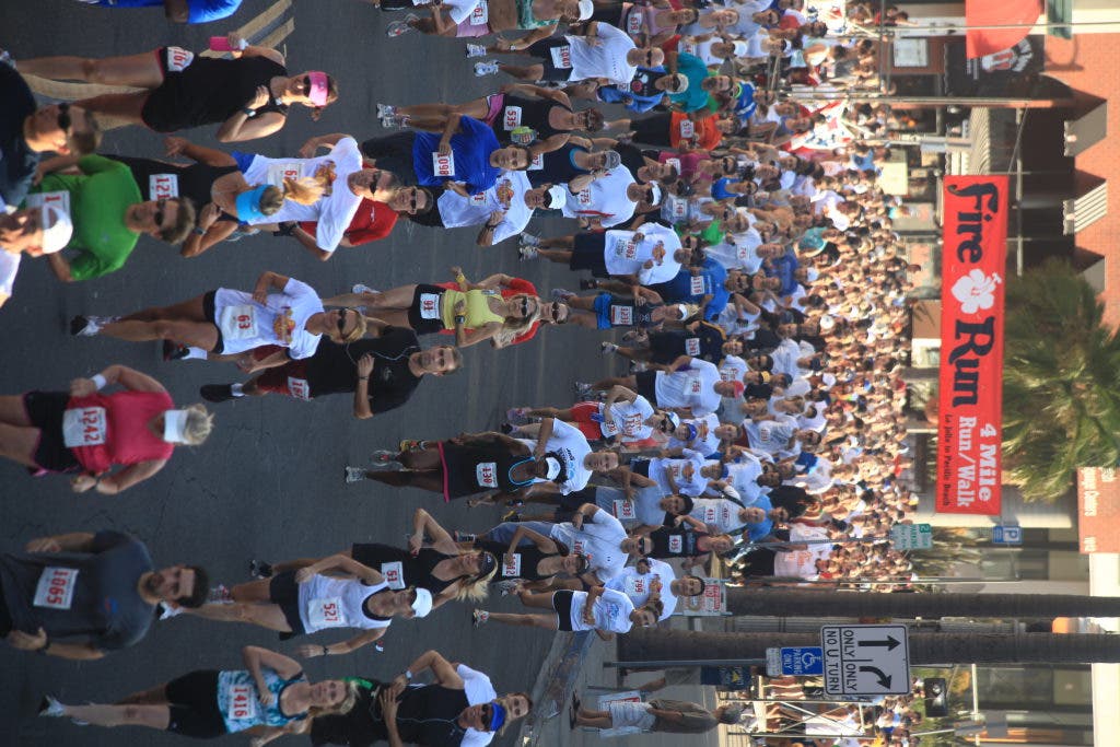 Photos Fire Run From La Jolla to Pacific Beach La Jolla, CA Patch