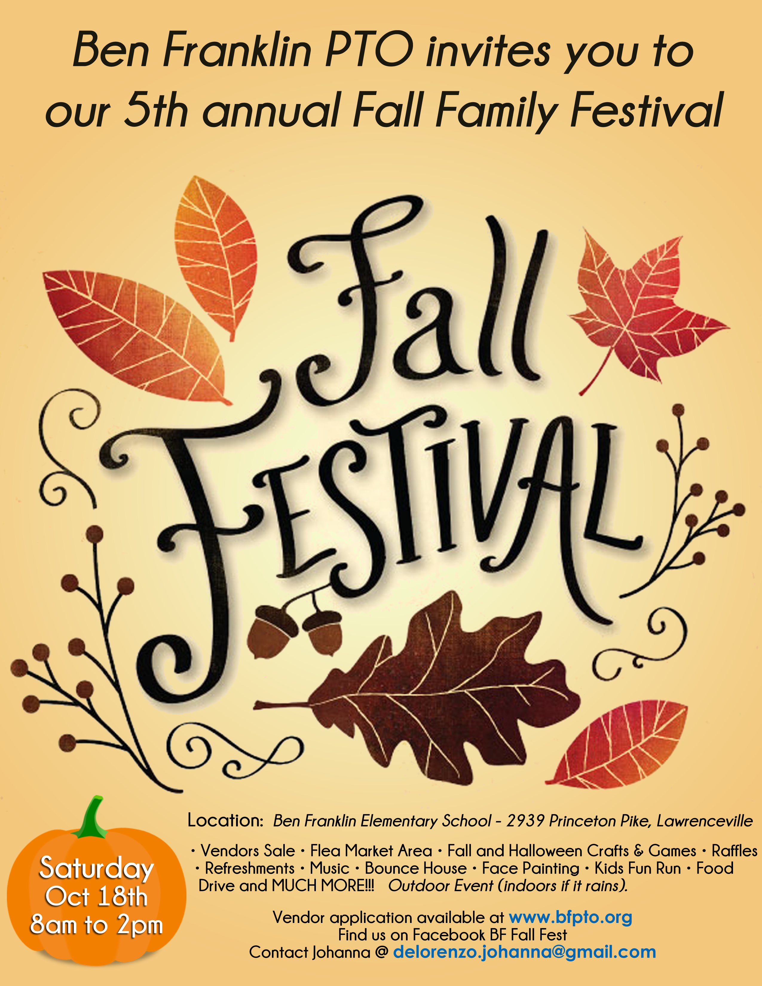 franklin outdoor games on Join Us At The 5th Annual Ben Franklin Fall Family Fest 10 18 8am 2pm Lawrenceville Nj Patch