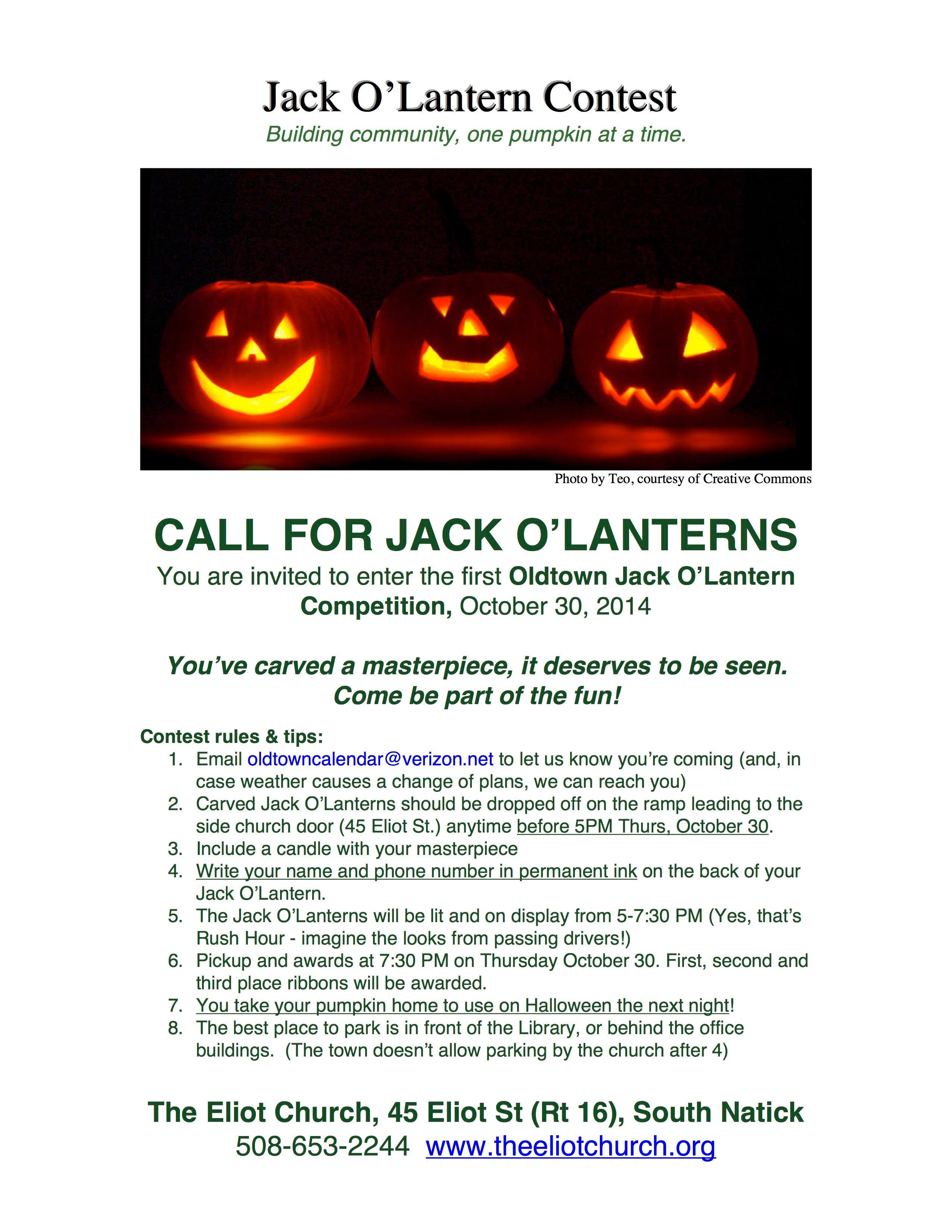Jack O'Lantern Contest | Natick, MA Patch