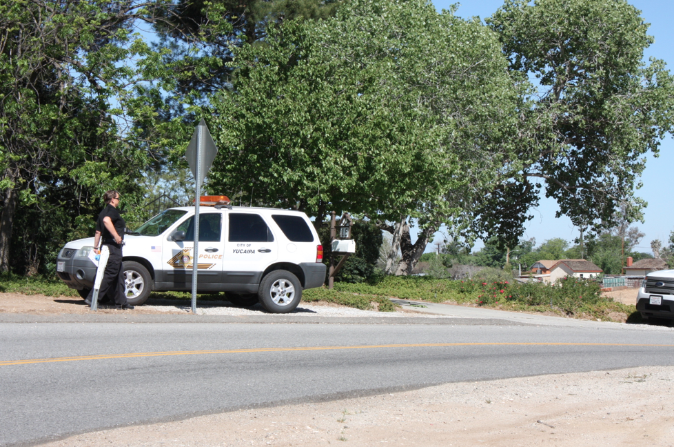 Law Enforcement Activity Takes Over Michigan Avenue In Beaumont 