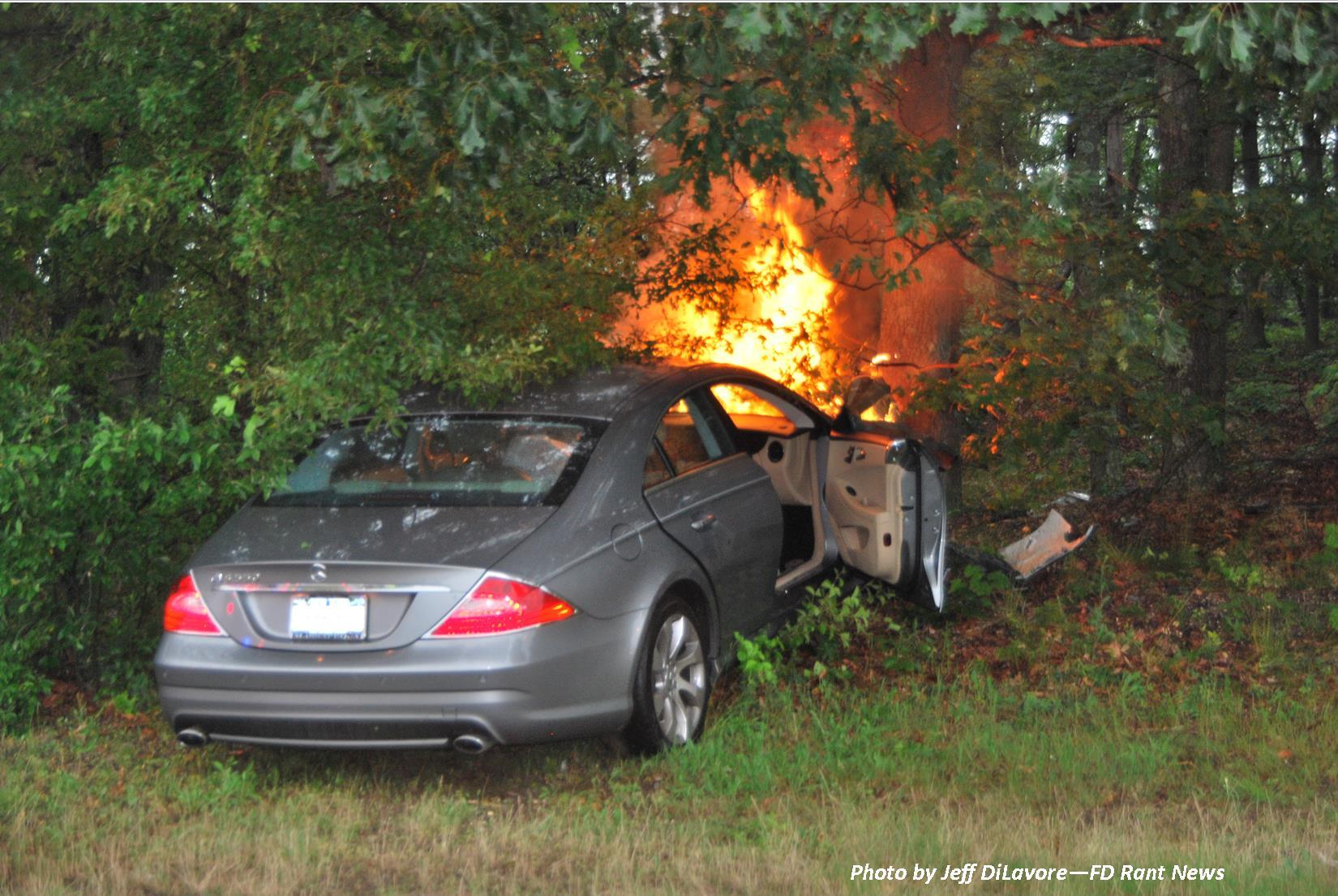 Fiery Crash on Sunken Meadow Parkway | Kings Park, NY Patch