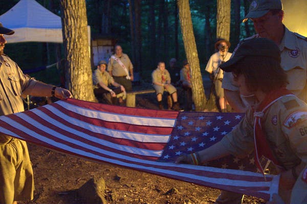 Boy Scout Troop 66 Flag Retirement Ceremony | Matawan, NJ Patch