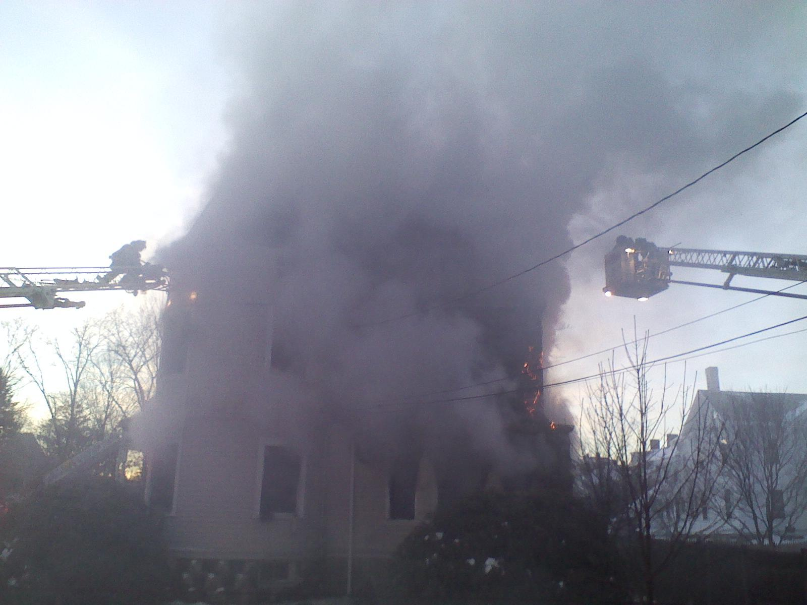 Three-Alarm Fire Rips Through Newtonville Ave. Building | Newton, MA Patch