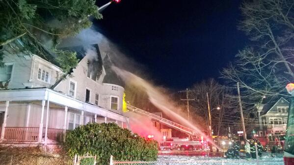 Three-Alarm Fire Rips Through Newtonville Ave. Building | Newton, MA Patch
