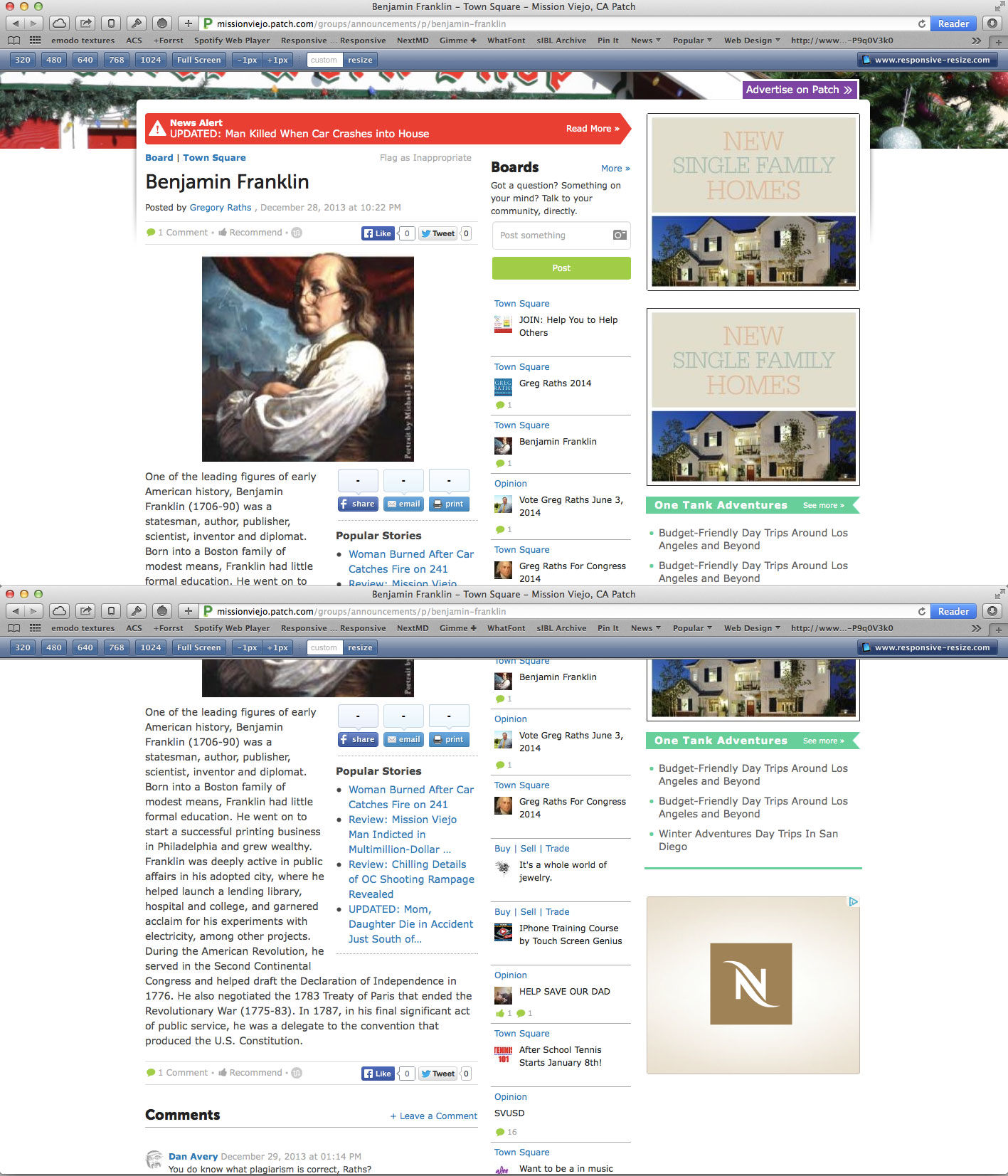 News small post card thumbnail