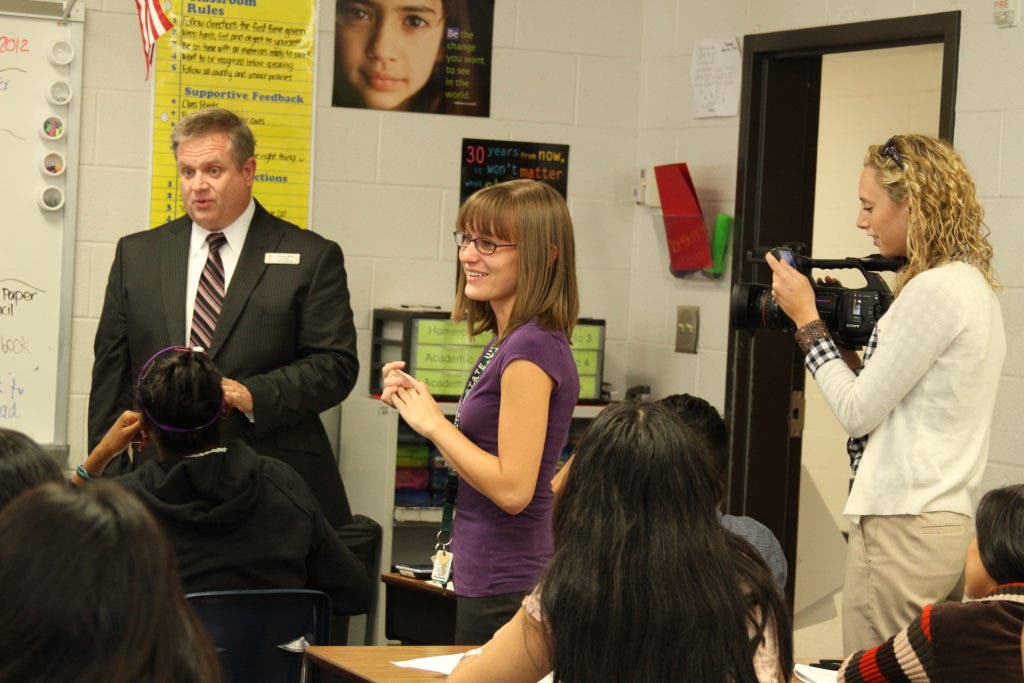 Berkmar Middle School Teacher is Finalist for Teacher of the