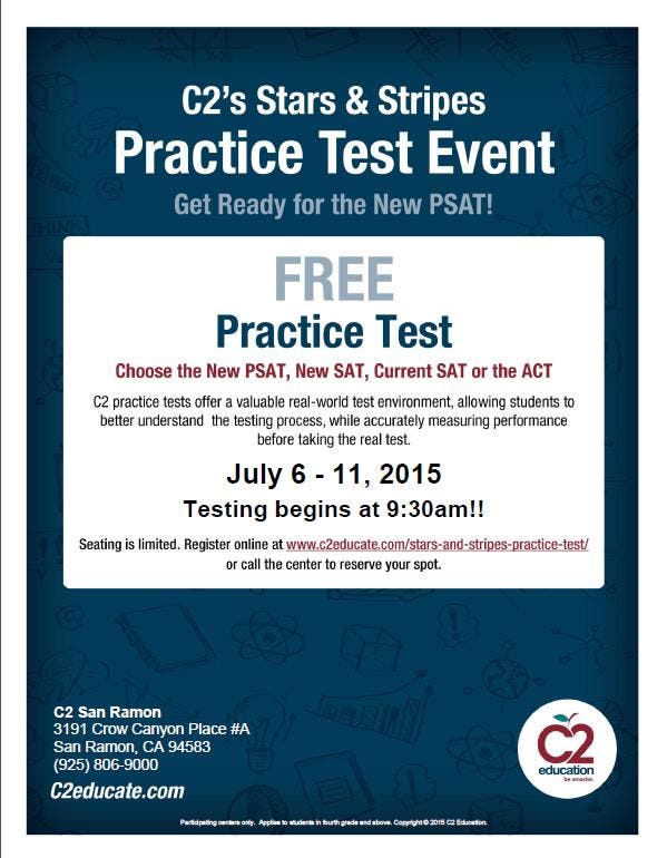 C2's Stars & Stripes Free Practice Test Event | San Ramon, CA Patch