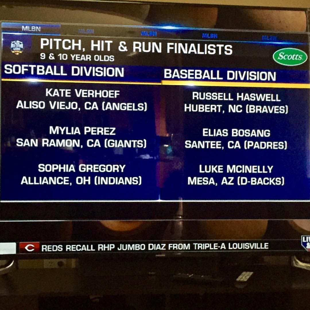 San Ramon Machine Pitch San Ramon Girl Announced as a National Finalist for Scotts Major League ...