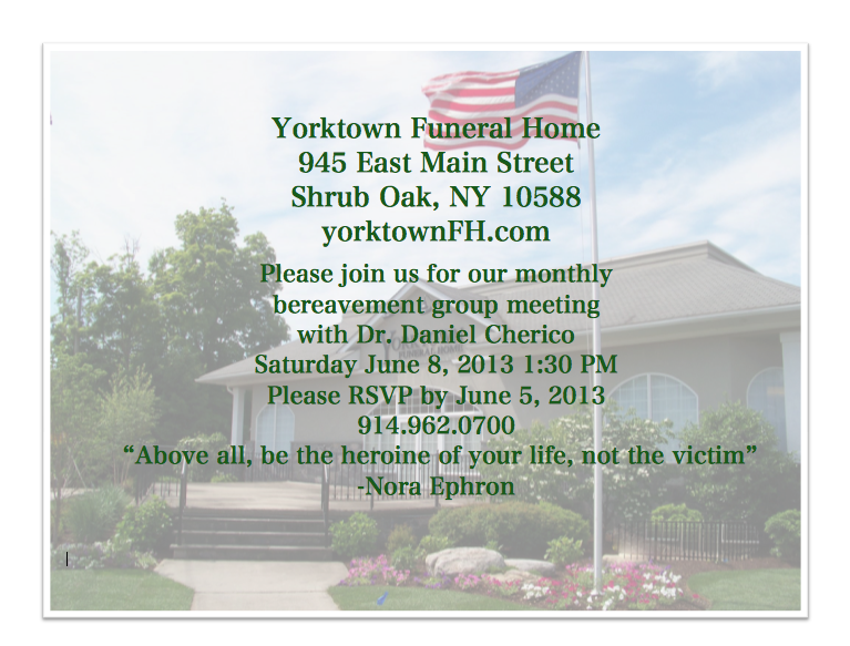Bereavement | Yorktown, NY Patch