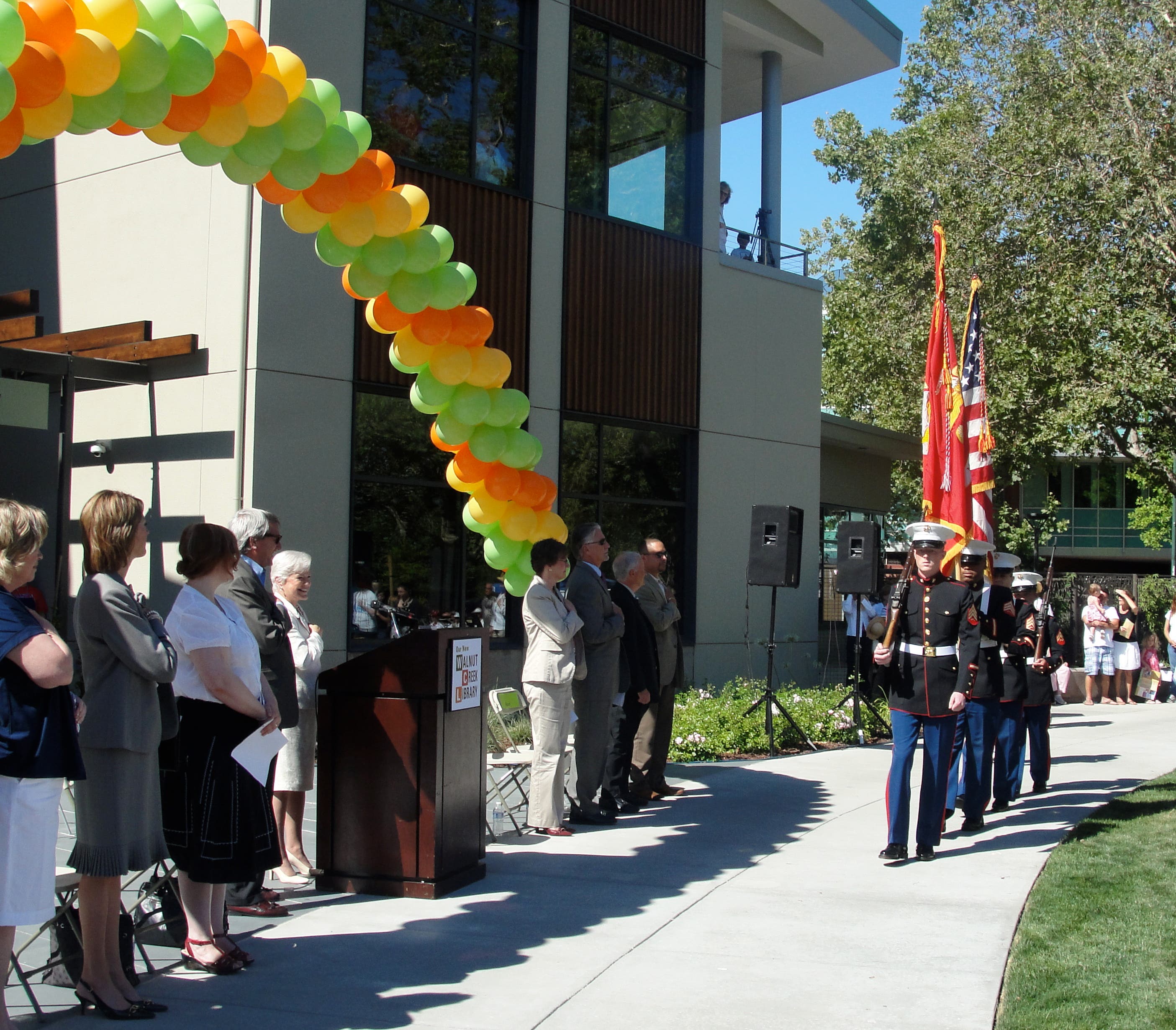 More photos from the library's grand opening.