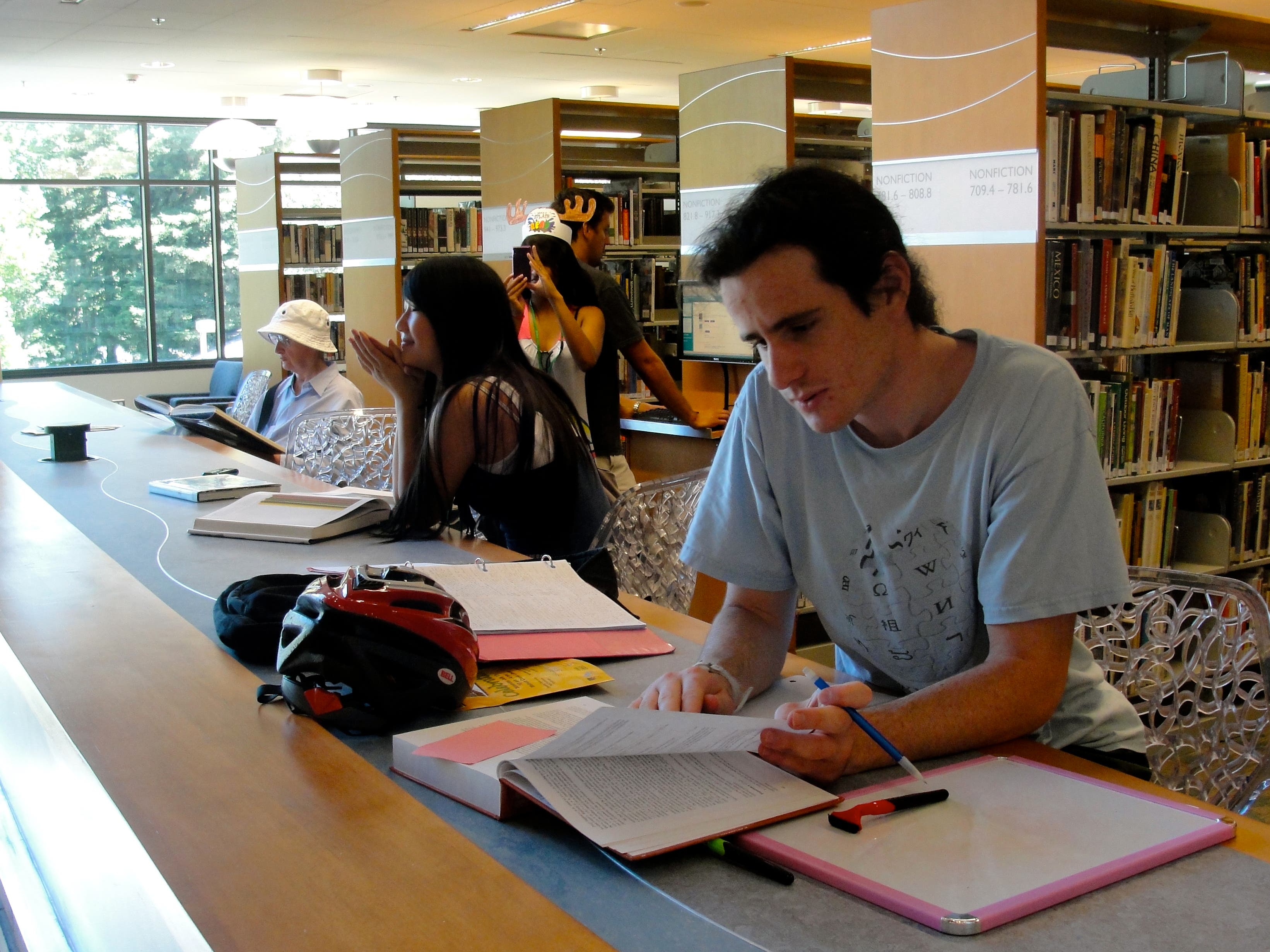 Library opening day: a celebration.
