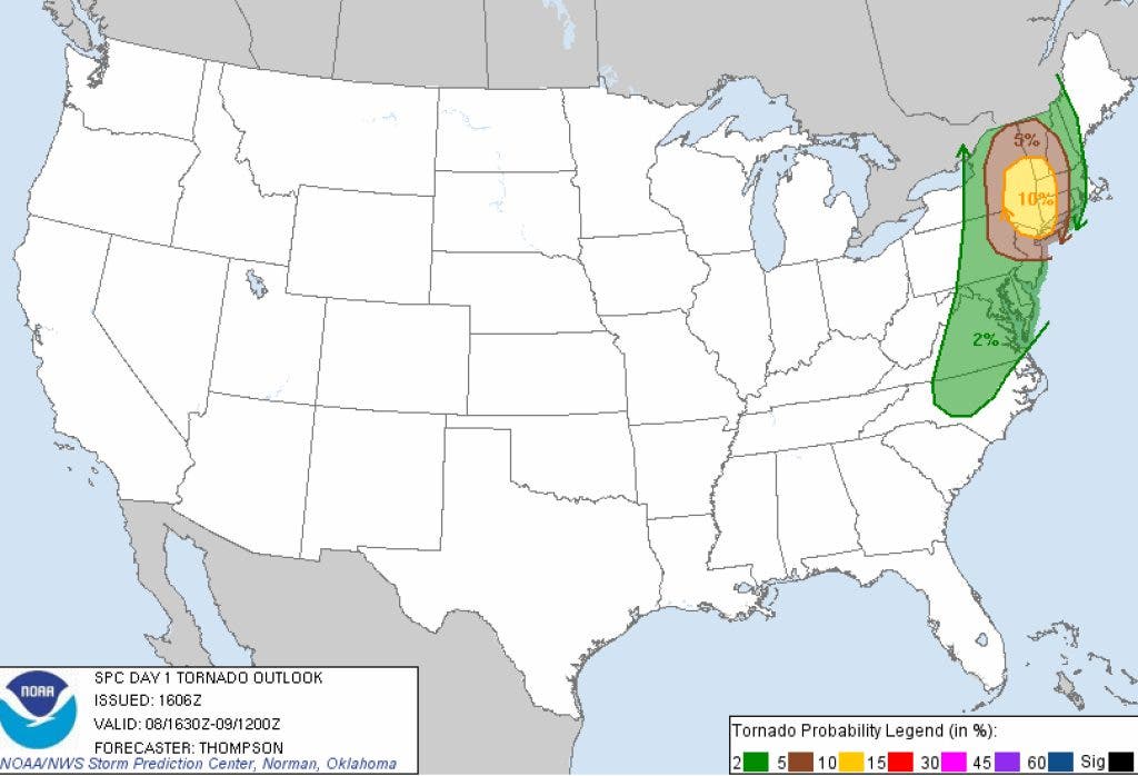 Essex County Under Tornado Watch | Caldwells, NJ Patch