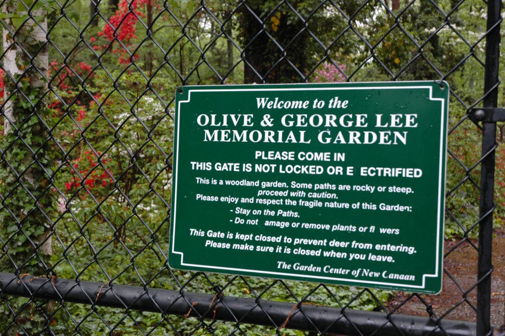 Olive and George Lee Memorial Garden | New Canaan, CT Patch