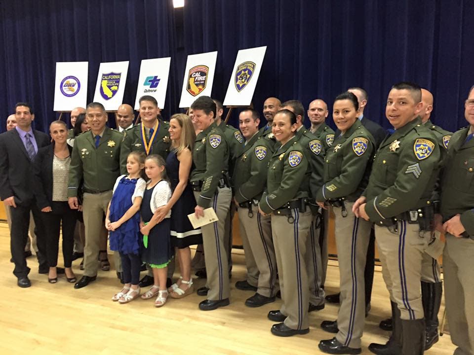 CHP Officer Awarded Medal of Valor For Saving Life of Dangling Man ...