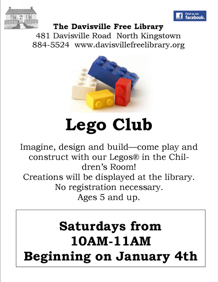 Lego Club North Kingstown, RI Patch