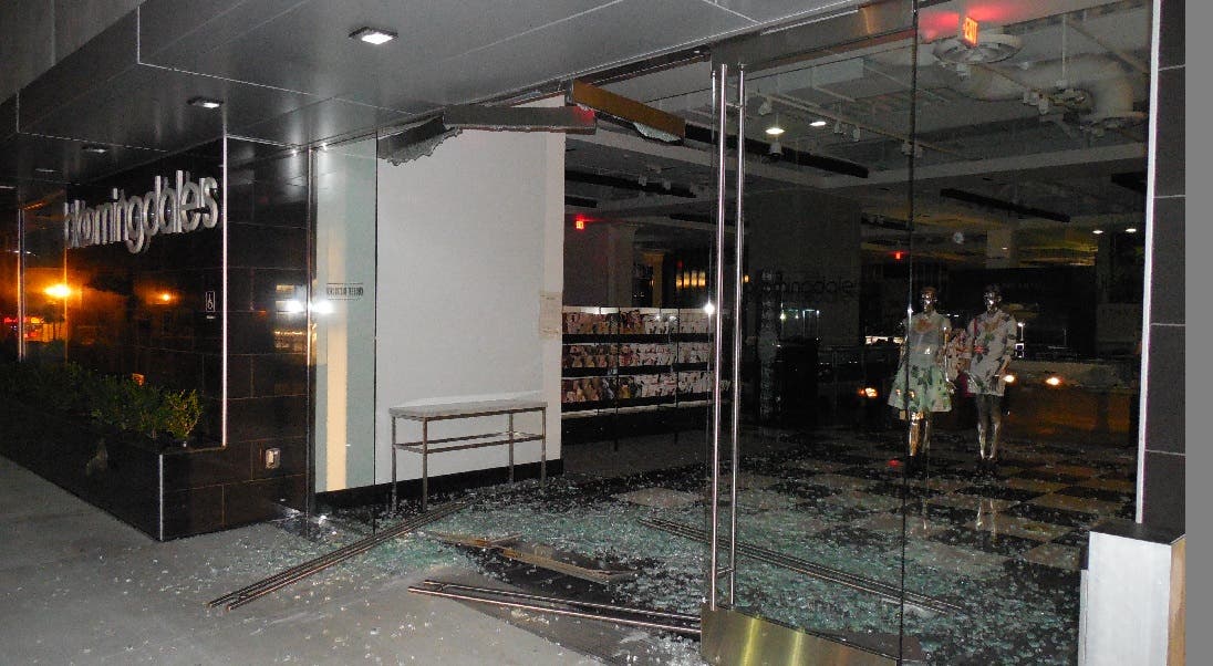 Burglars Smash Stolen SUV Into Stanford Shopping Center
