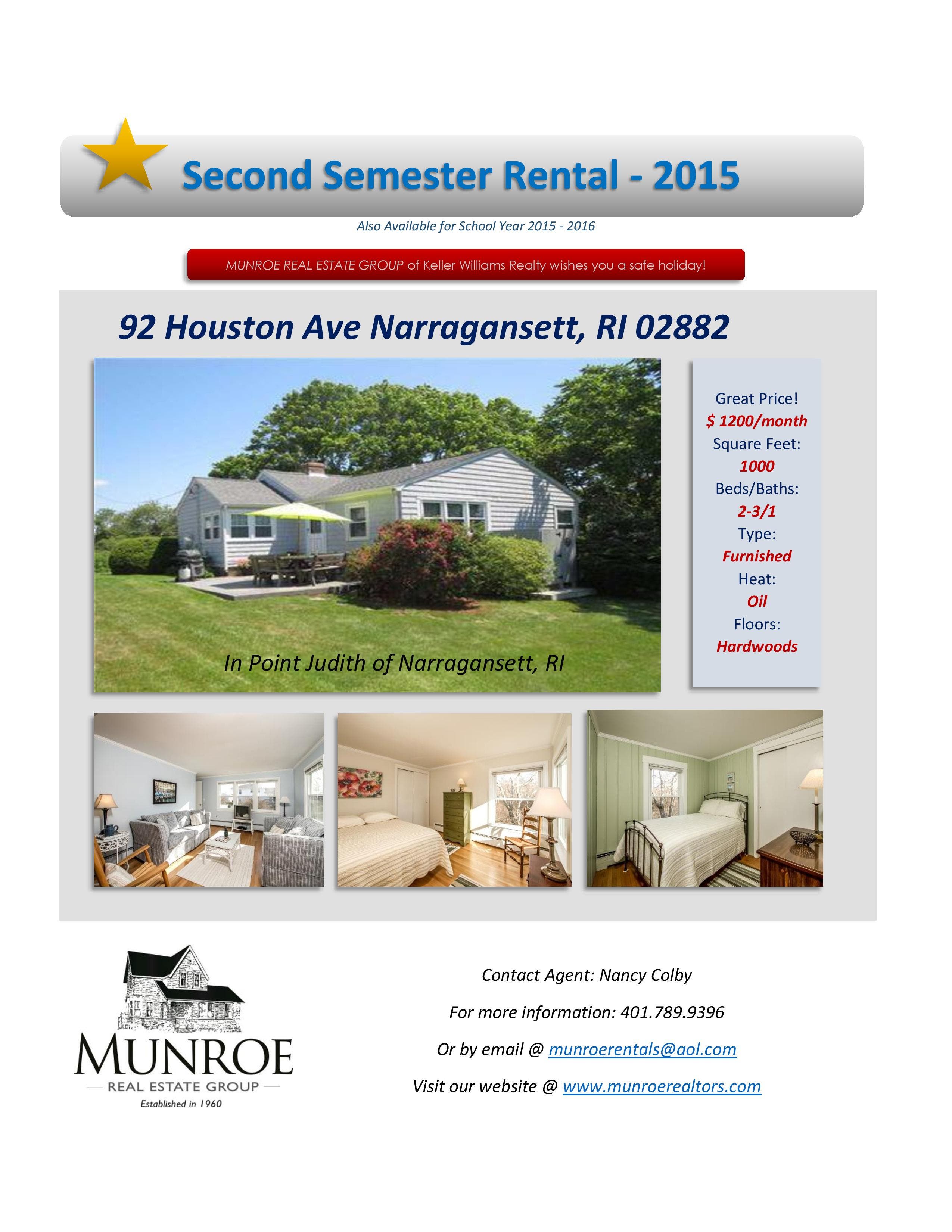 Narragansett Home for Rent Narragansett, RI Patch