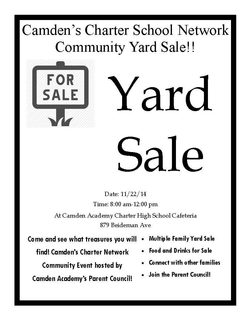 Camden's Charter School Network Community Yard Sale Collingswood, NJ