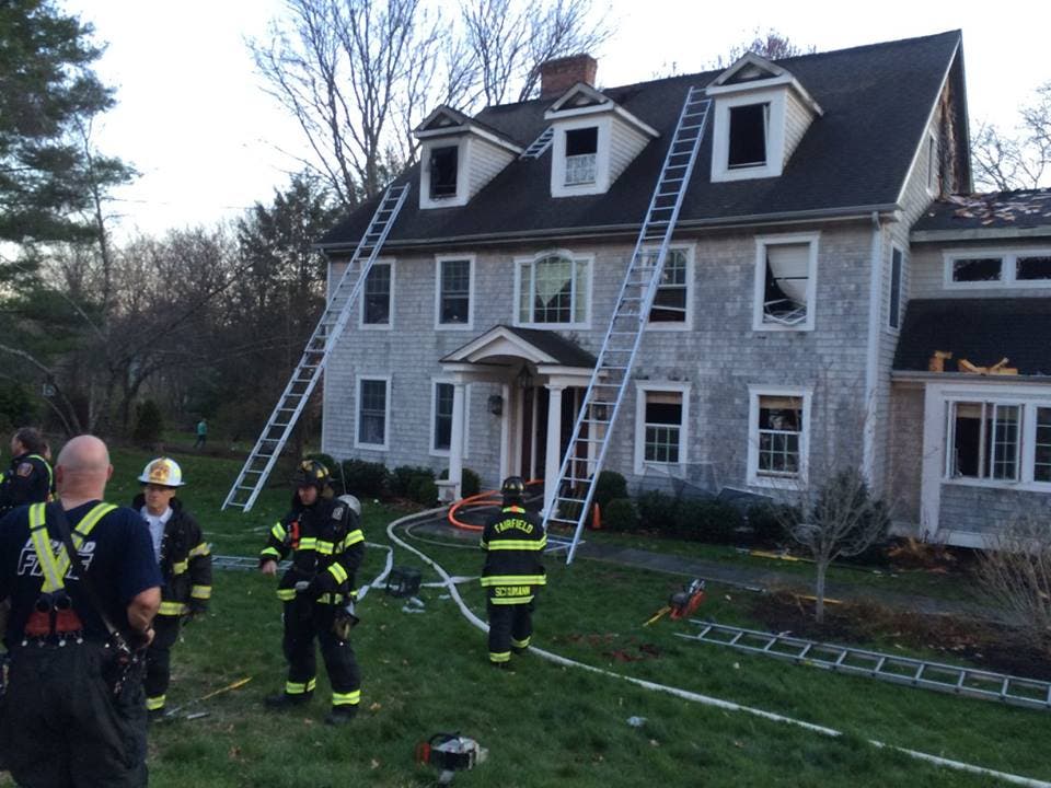 Fairfield Fire Displaces Four, Firefighter Injured Rescuing Family Pet ...
