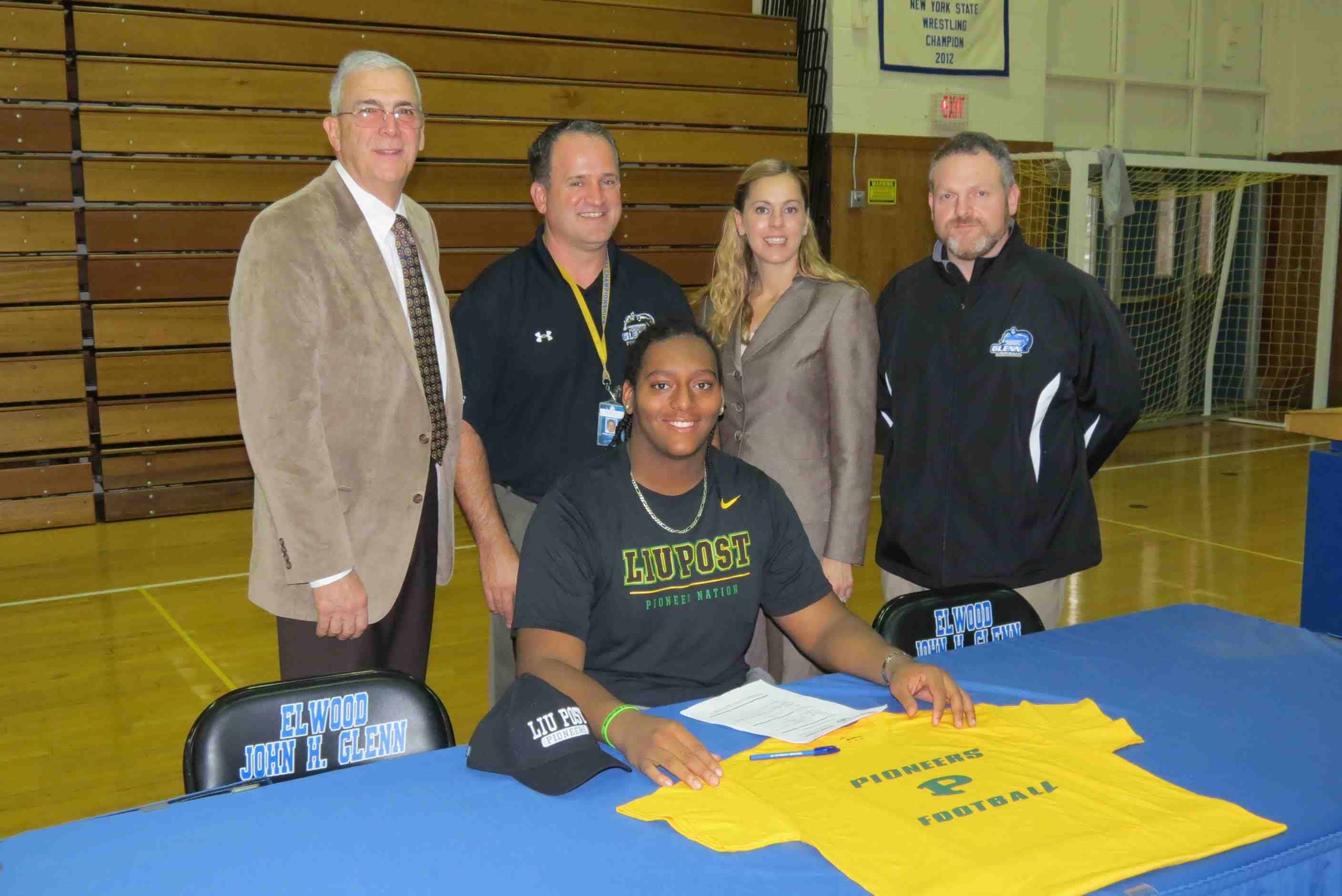 Elwood Football Player Signs Letter of Intent Northport, NY Patch