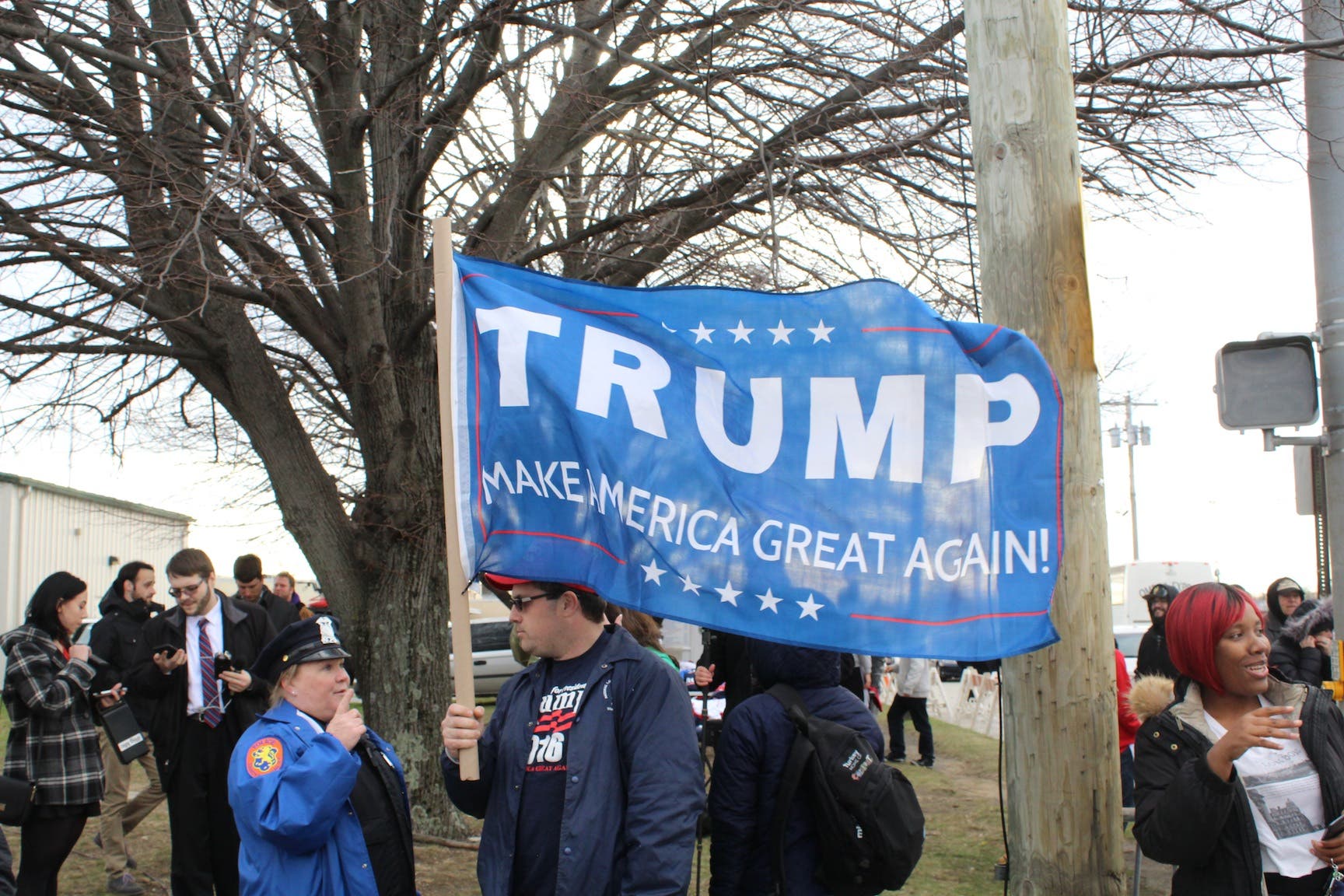 Plenty of Love For Trump at Long Island Rally | Farmingdale, NY Patch