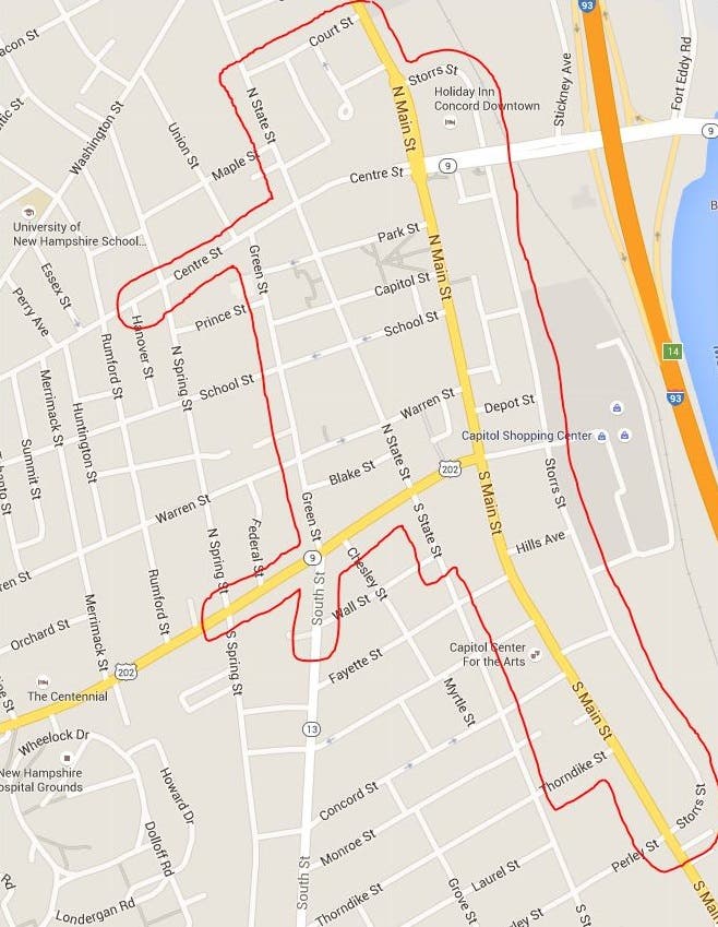Parking Ban Imposed in Downtown Concord | Concord, NH Patch