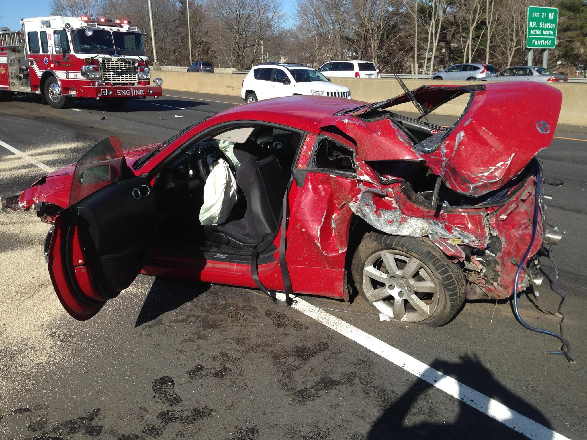 Crash Sends Family of Five to Hospital on I-95 in Fairfield | Fairfield ...