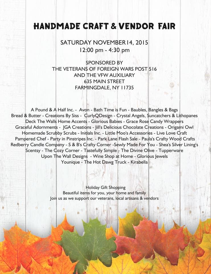 Craft and Vendor Fair Massapequa, NY Patch