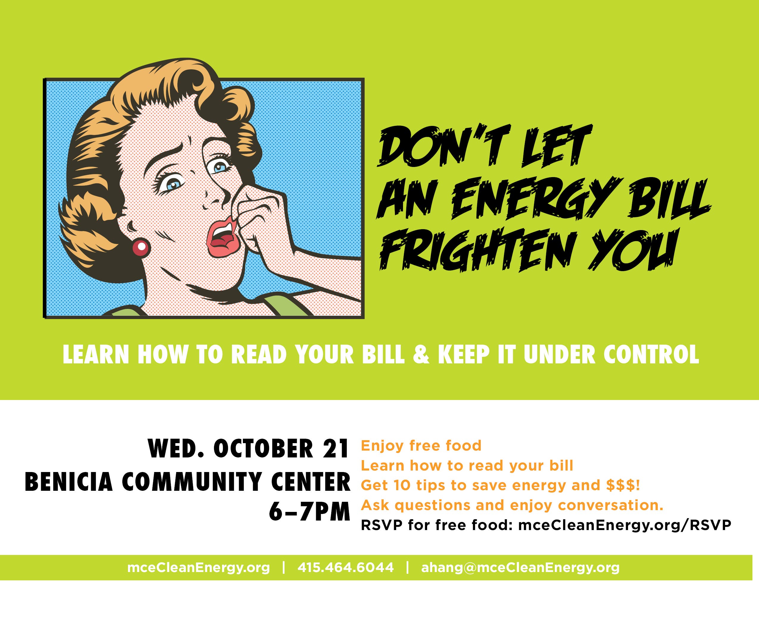 Don't Let an Energy Bill Frighten You! Benicia, CA Patch