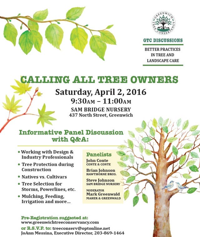 Greenwich Tree Conservancy Holds Panel Discussion | Greenwich, CT Patch