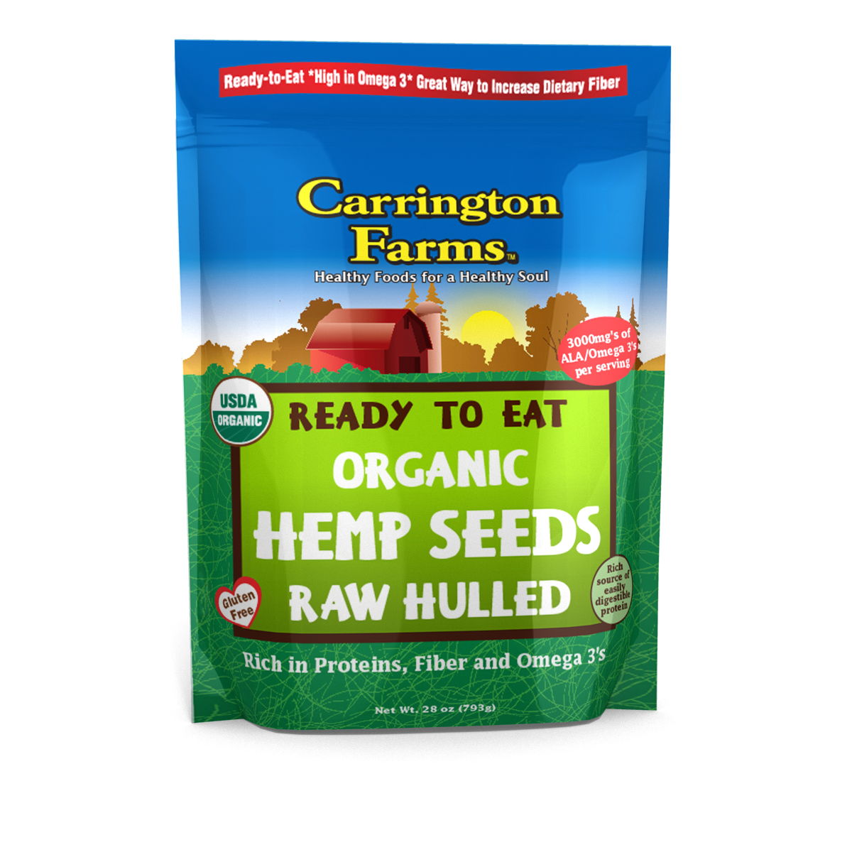 Carrington Farms Organic Hemp Seeds The Perfect Vegan Protein Eagle
