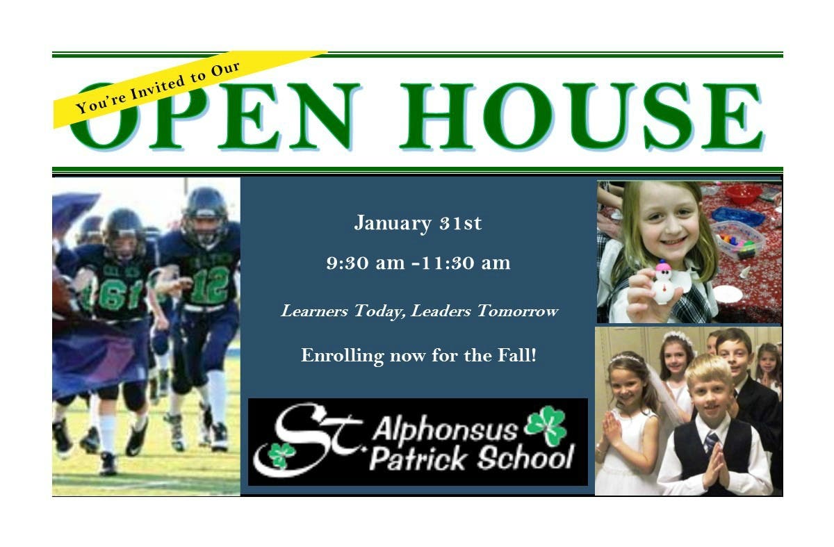 St. Alphonsus/St. Patrick School Open House | Lemont, IL Patch