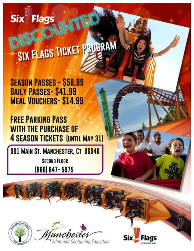 SAVE BIG On Six Flags Tickets Manchester CT Patch